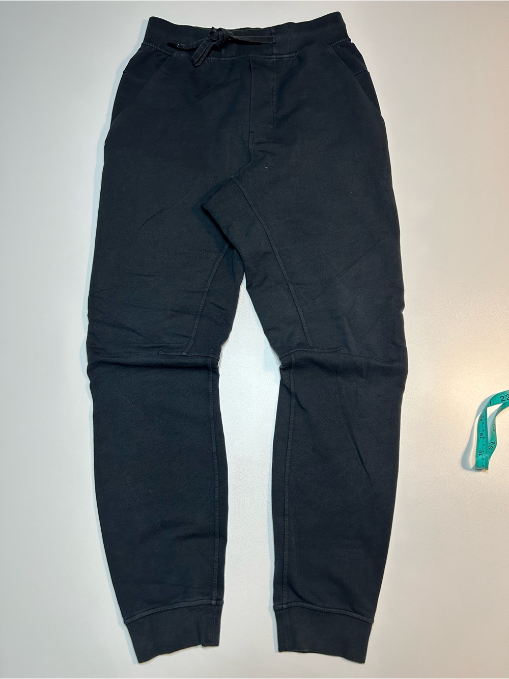 Lululemon Men's City Sweat Joggers Tapered French Terry Cuffed Black
